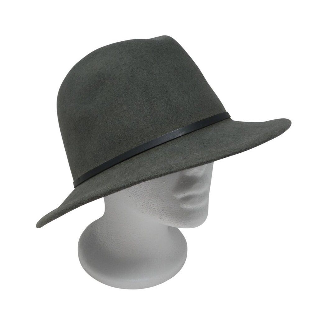 Yellow 108 Luke Gray Wool Water Repellant Fedora Hat XL